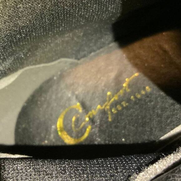 Comfort Faux Crocodile Print Boots Womens Brown Knee High Block Heel Size 7M - Picture 10 of 11